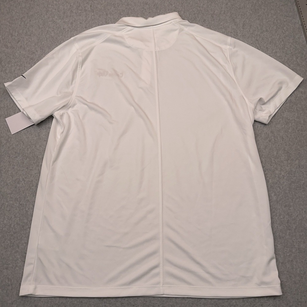 NEW Nike Dri-Fit Performance‎ Polo Shirt Men's XL White Campo Viejo Wines BV6042 - Picture 8 of 8
